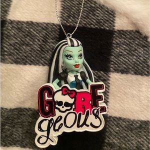 Rare OG 2014 Matel Monster High Frankie Stein christmas ornament